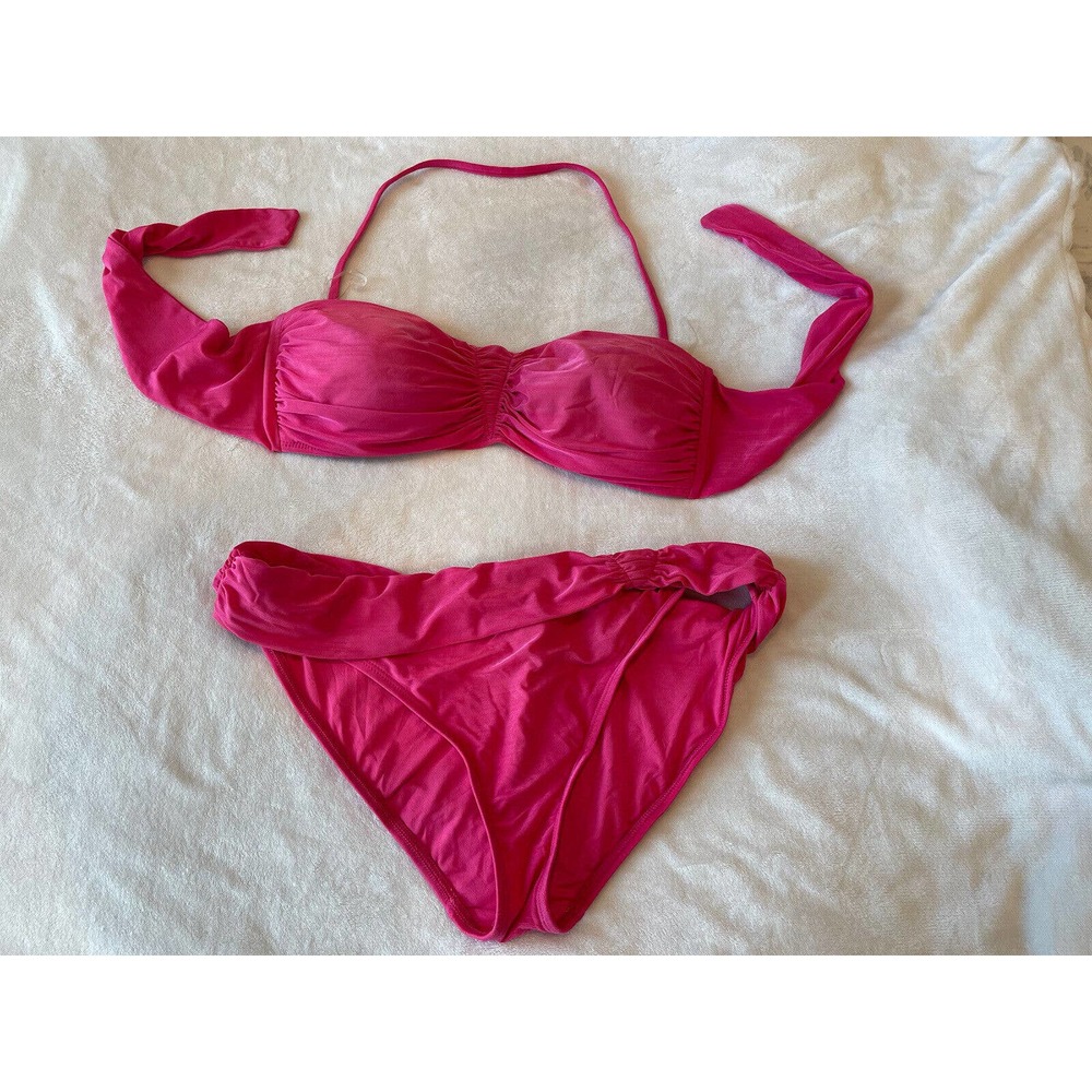 LA BLANCA ISLAND BLANCA BIKINI TOP Pink Size 12